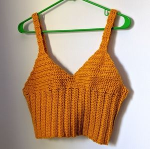 Hand made crochet tank top